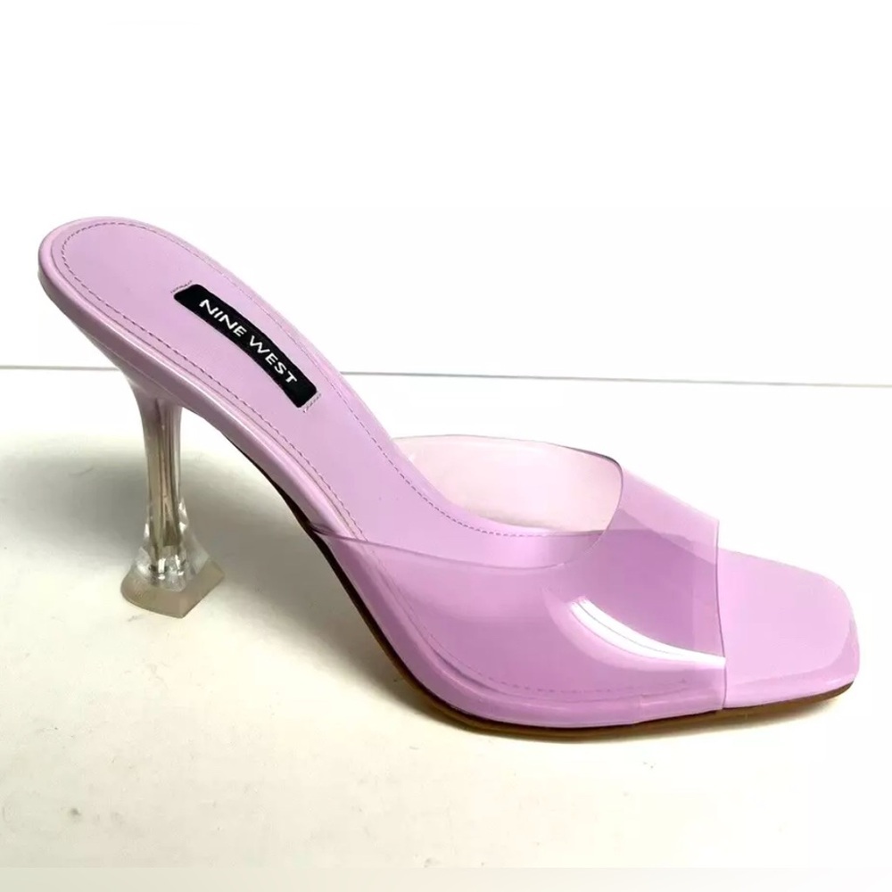 Nine West Womens Zooza Sandal Lilac Size 8 M